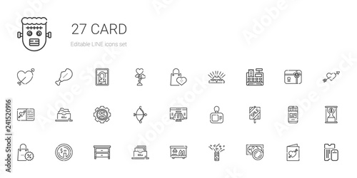 card icons set