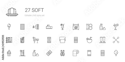 soft icons set