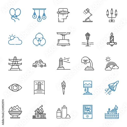 light icons set