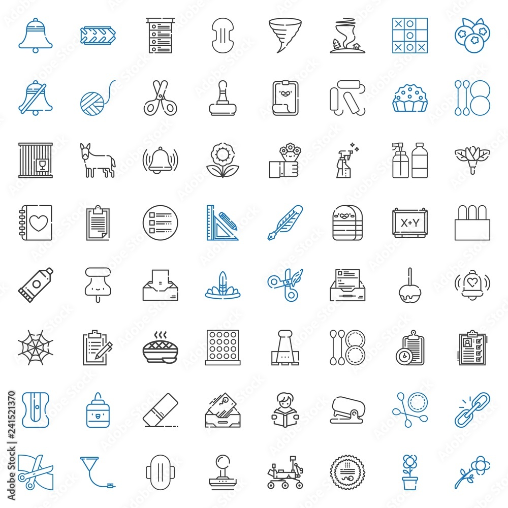 clip icons set