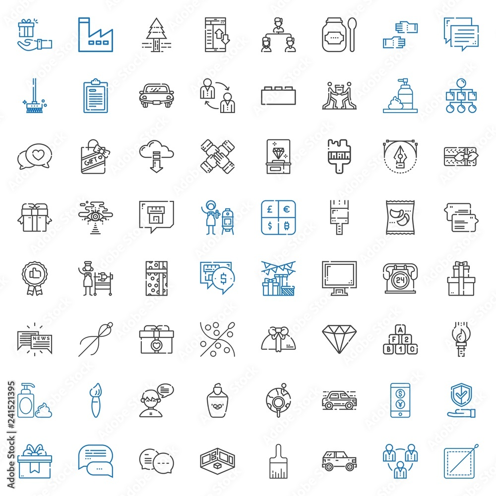 stroke icons set stroke icons set