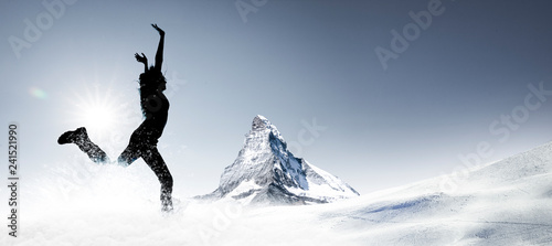 Matterhorn im Winter
