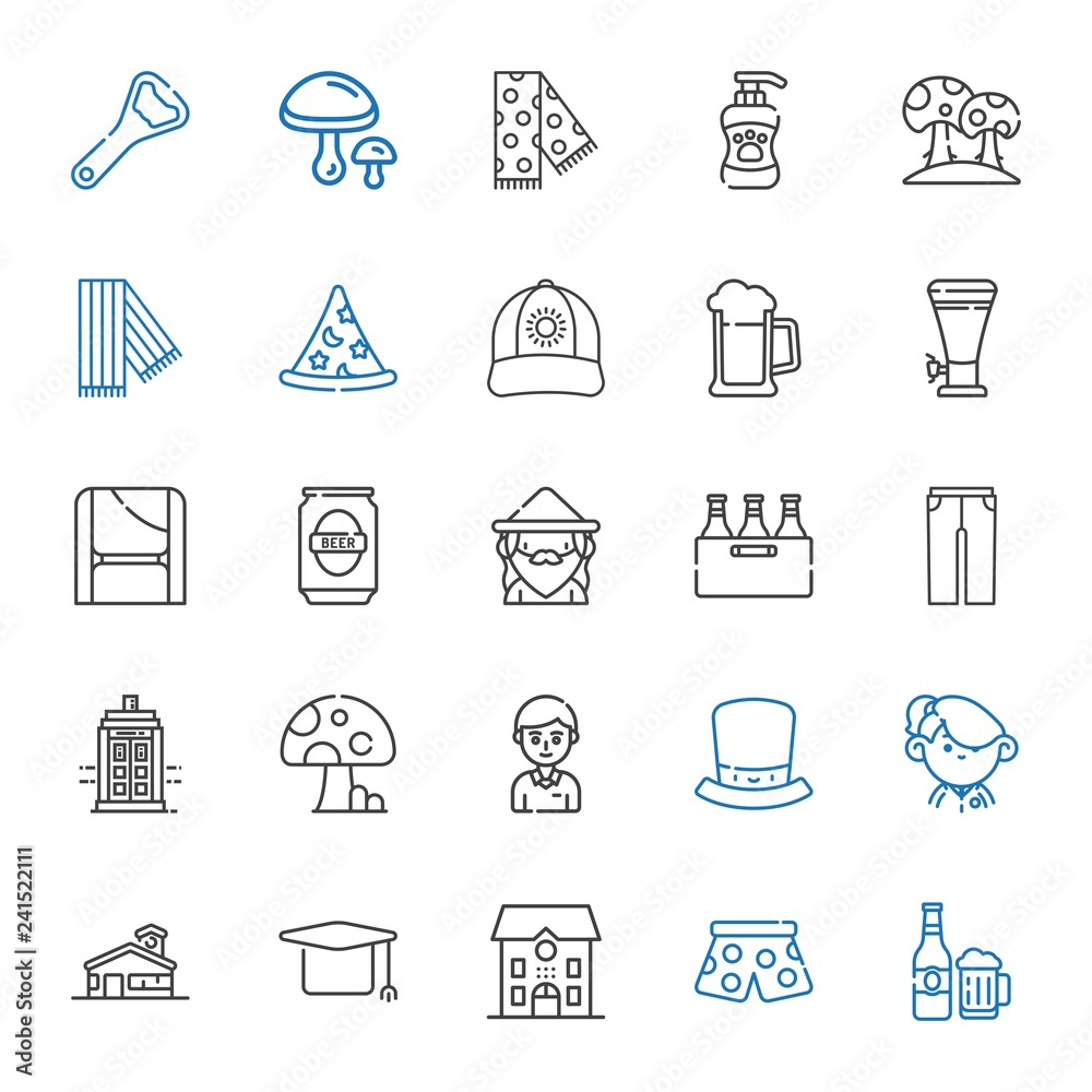 cap icons set cap icons set