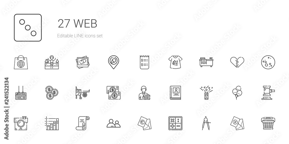 web icons set