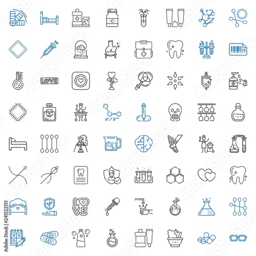 medical icons set