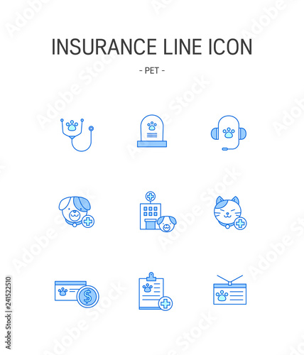 Insurance Icon set