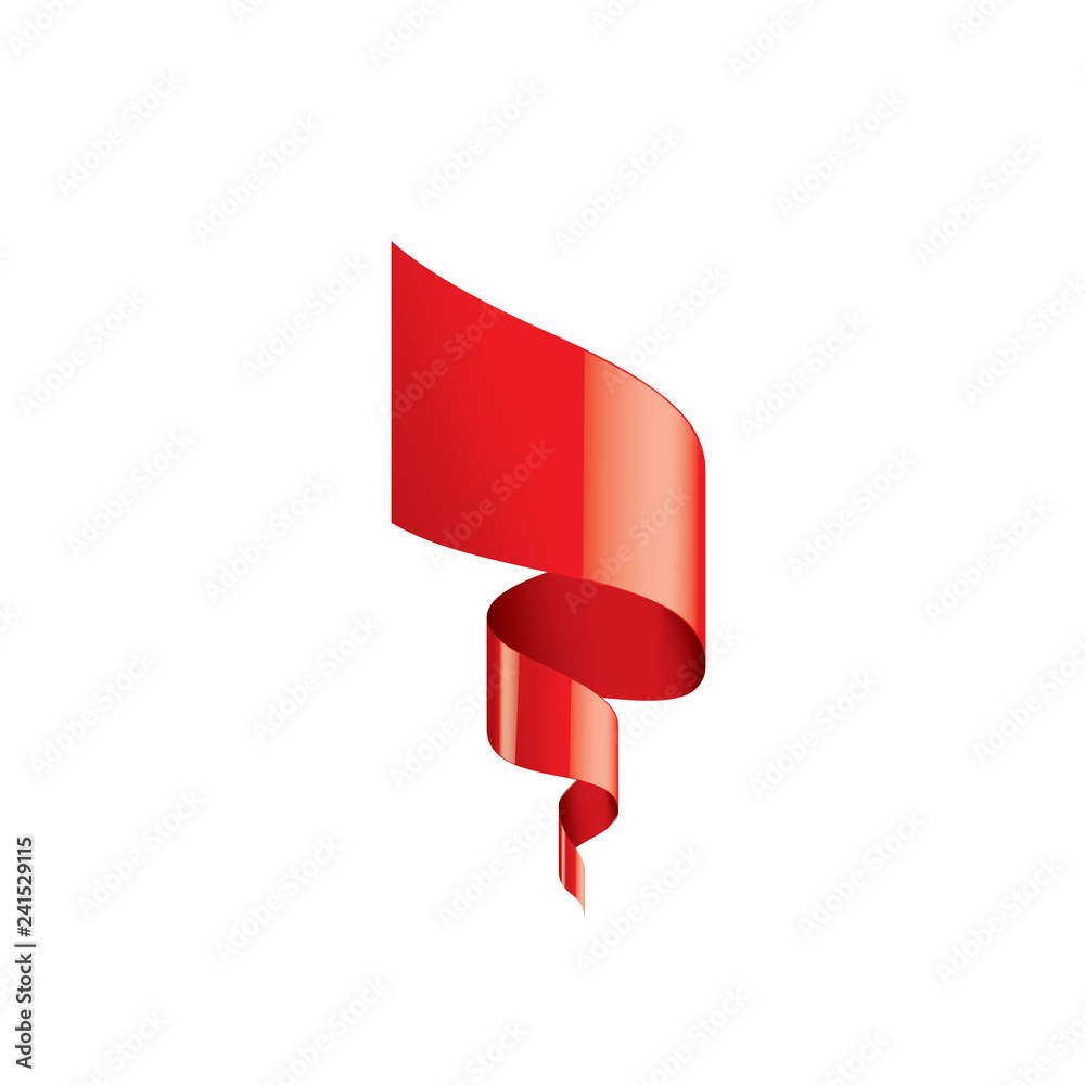 Red sticker on white background. Vector illustration Red sticker on white background. Vector illustration