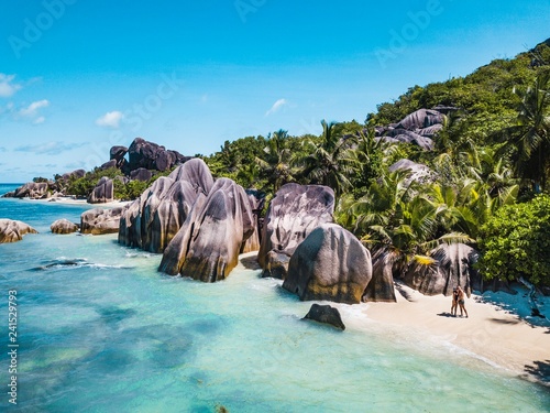 exotic beach in Seychelles
