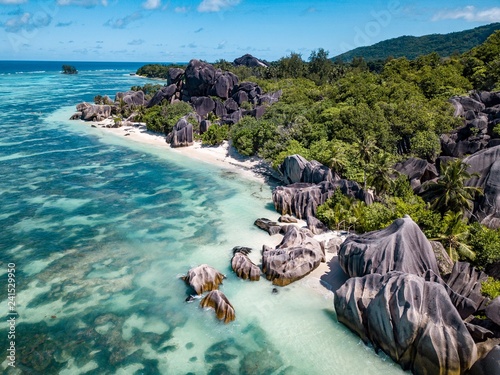 exotic beach in Seychelles