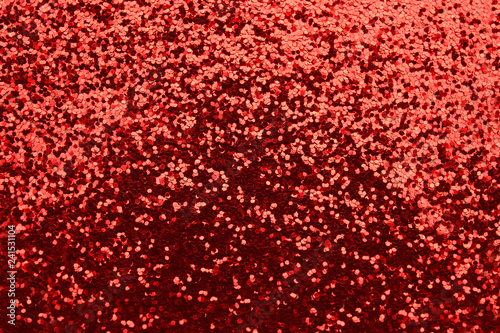 Heap of red glitters
