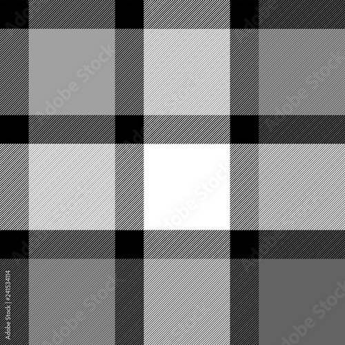 Black white and gray tartan...