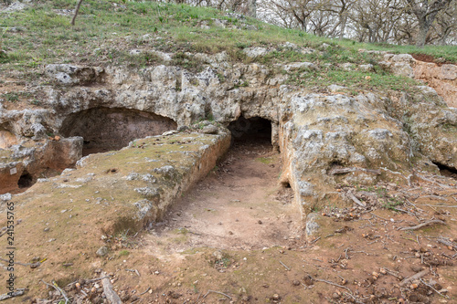 Armeni Greece 13-12-2018. Old Minoan  Cemetery of Di Armeni in Crete Greece photo