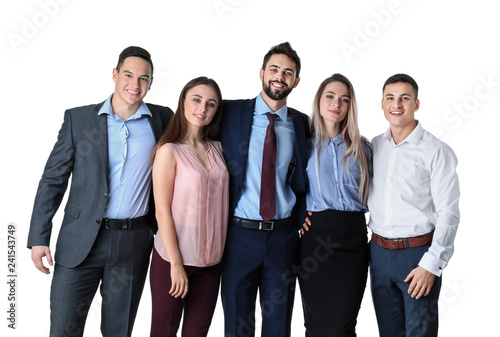 Team of young people on whi...