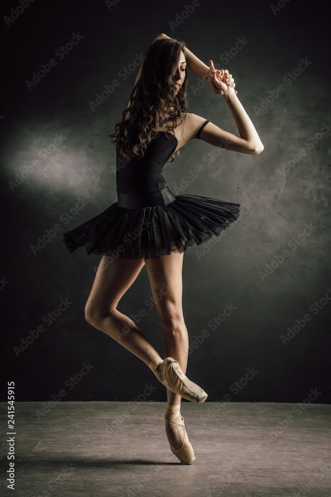 professional ballet dancer in poses