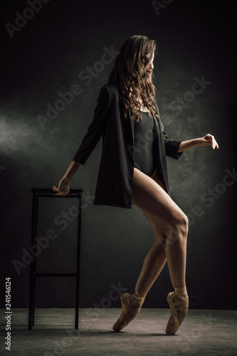professional ballet dancer in poses