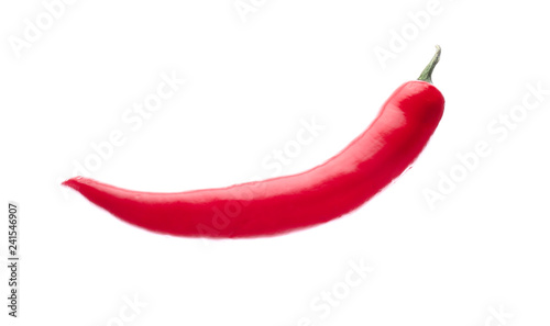 Chili pepper on white background