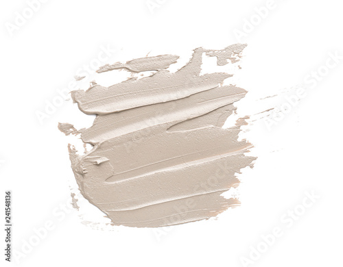 Sample of facial mask on white background