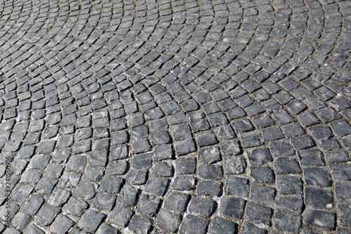 pavement in the old town