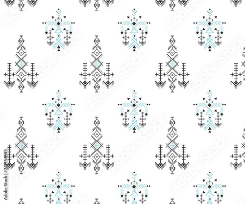 Tribal seamless pattern - Berber native signs ,ethnic background,folk elements.