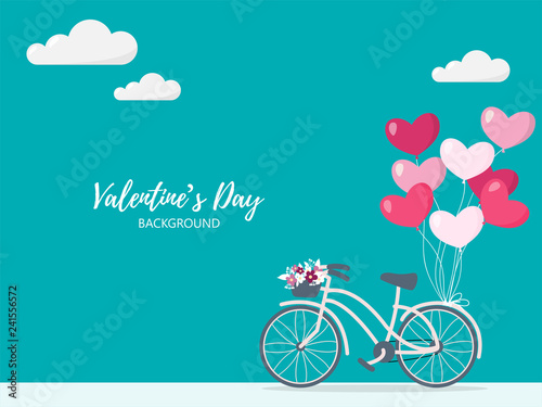 Valentine's Day background.