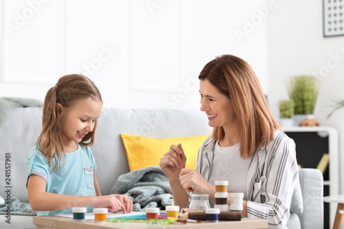 Happy mother with daughter ...