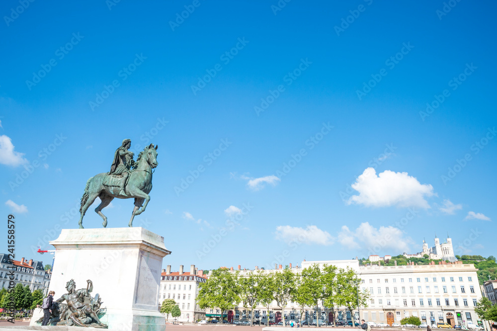 Obraz premium ベルクール広場のルイ14世