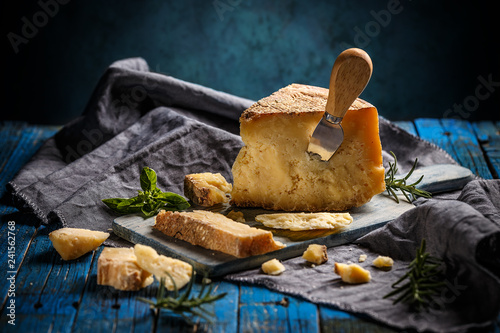 Parmesan cheese, still life