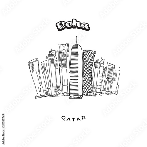 Doha Towers Skyline