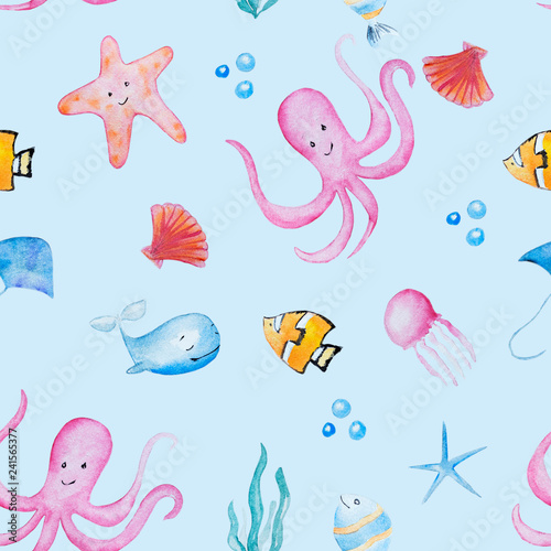 sea life pattern © nolonely