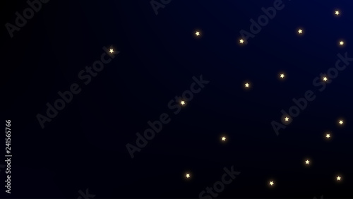 Constellation Map. Astronomical Print. Dark Galaxy Pattern. Magic Cosmic Sky with Many Stars.     Vector Space Stars Background.