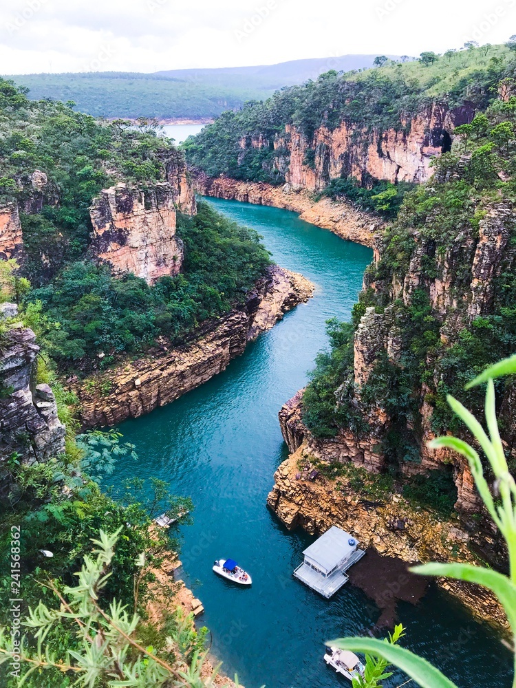 Fototapeta premium Kanion Kapitolu w Minas Gerais