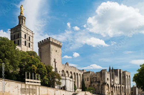 Papstpalast in Avignon in Südfrankreich photo