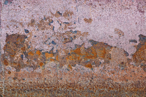 Konstfotografi Rusty hull surface of a ship as a backdrop or backdrop