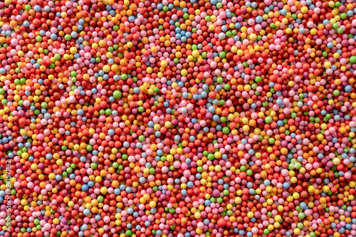 Background of colored balls, for Valentine's Day, mother's day, father's day, Christmas, holidays.