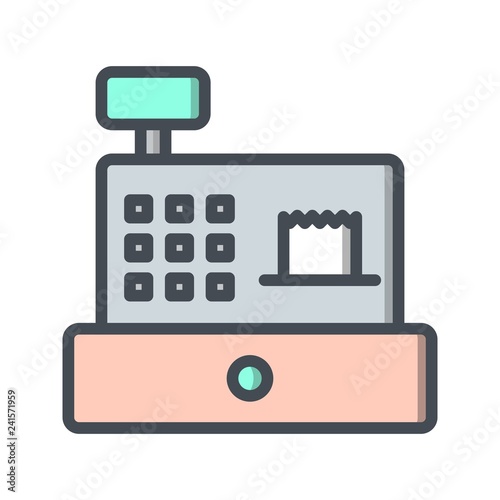Vector Cash Counter Icon