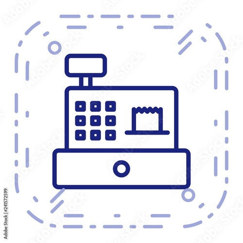 Vector Cash Counter Icon