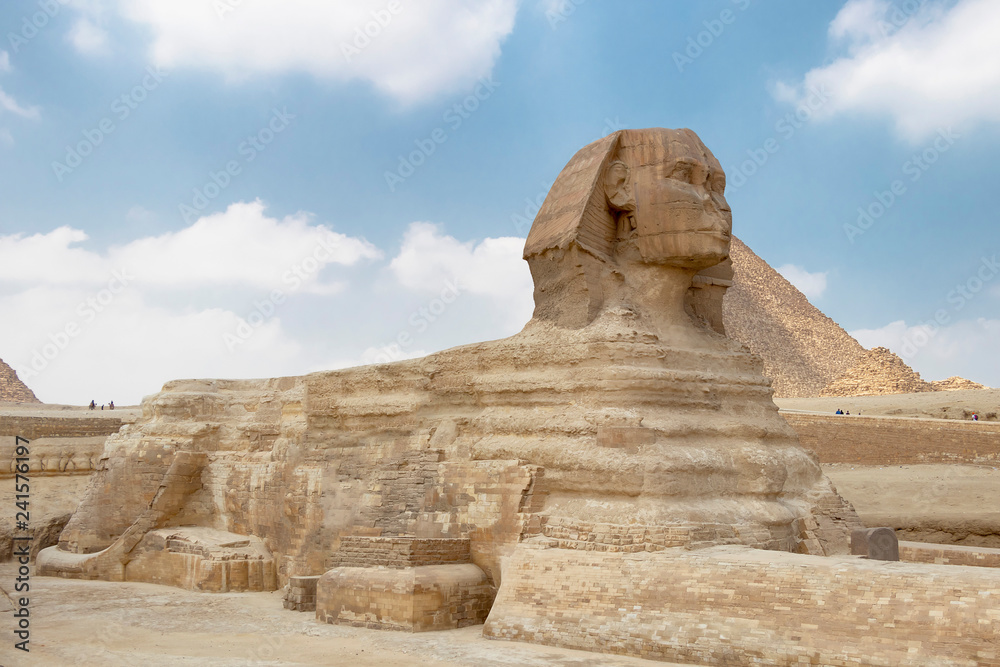 The Sphinx in Giza pyramid complex