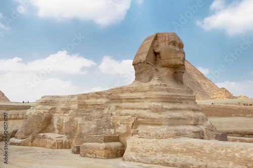 The Sphinx in Giza pyramid complex