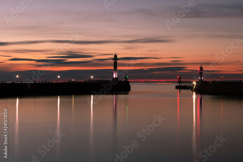 Whitby Harbour at Dusk © Tom Noble