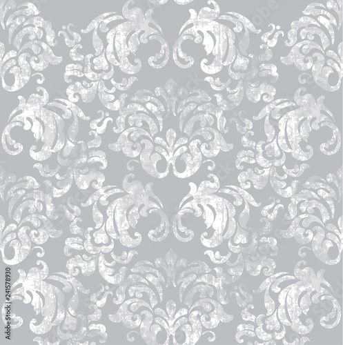 Vintage baroque pattern Vector. Imperial Beautiful ornament decor. Royal luxury texture background. Trendy colors