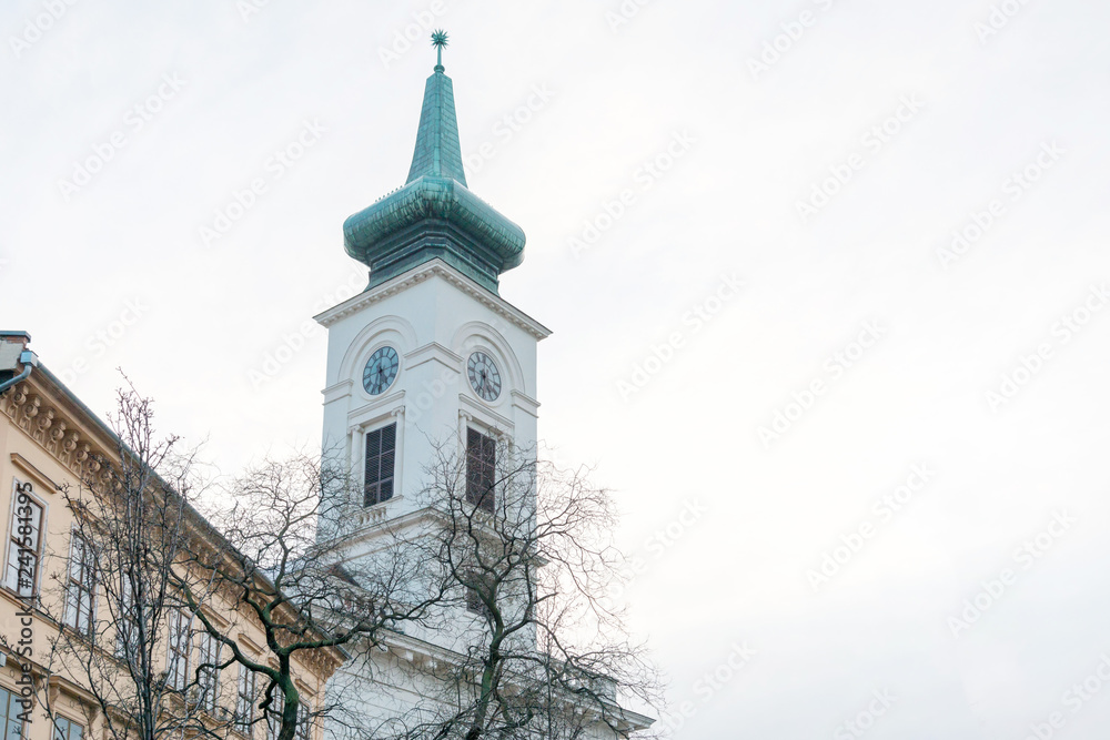 Fototapeta premium Vintage Cathedral in Budapest, Hungary, Europe