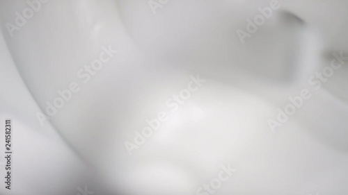 Close up of creamy supstance getting stirred