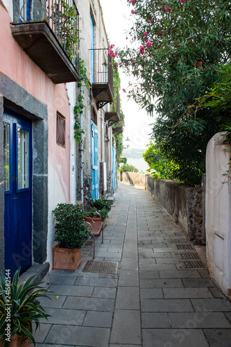 narrow street in old town © fabio