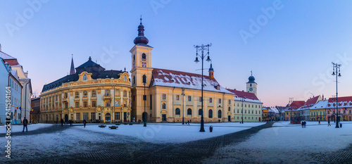 Sibiu, Romania. Large Square in Transylvania