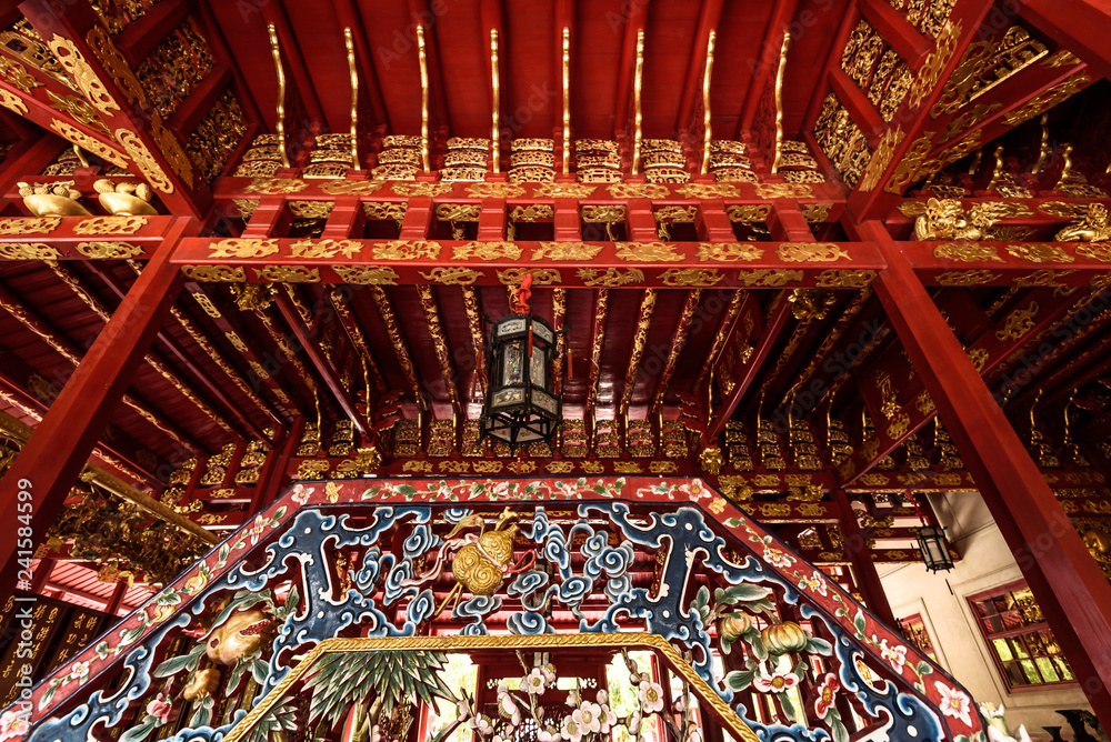 Obraz premium summer palace ceiling in Chinese style