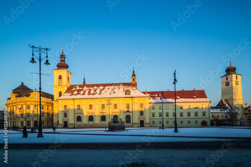 Sibiu, Romania. Large Square in Transylvania