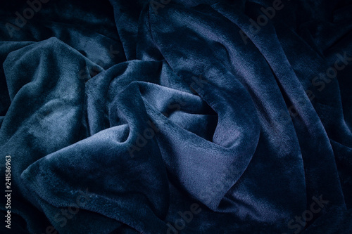 Fleece fabric WellSoft blue