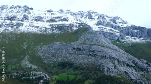 View from Ermita Rupestre de San Juan de Socueva, Socueva, Arredondo, Valles Pasiegos, Cantabria, Spain, Europe photo