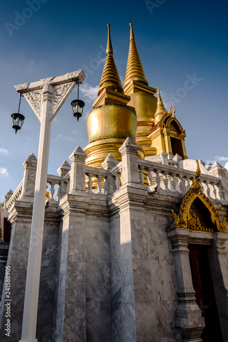 Wat Tri pagoda from temple in bangkok thailand
