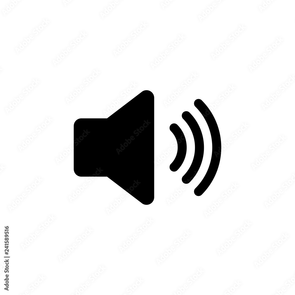 Speaker icon vector. Volume icon. Loudspeaker icon vector Speaker icon vector. Volume icon. Loudspeaker icon vector